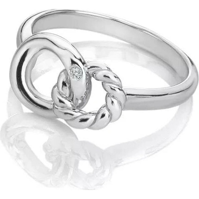 Hot Diamonds Stříbrný prsten Willow DR289 o 60 b