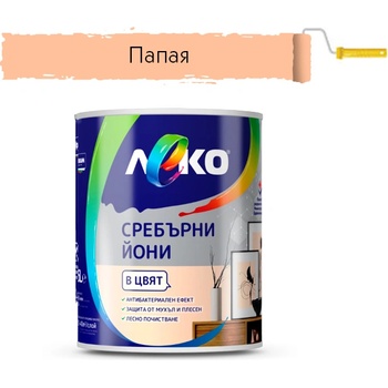 Image 1 of ЛЕКО БОЯ ИНТЕРИОРНА ЛЕКО СРЕБЪРНИ ЙОНИ 2.5л ПАПАЯ (4005289)