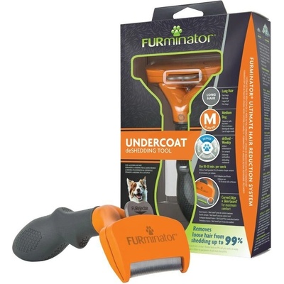 Furminator deShedding Tool M Фурминатор за средни кучета с дълга козина
