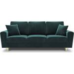 Cosmopolitan Design Кадифен разтегателен диван с място за съхранение в петролен цвят 235 cm Kyoto - Cosmopolitan Design (COS_3SF_2_A1_KYOTO7)