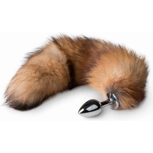 EasyToys Fox Tail Plug ET158 Silver