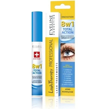 Eveline Lash Therapy Professional Total Action - Подхранващ серум за мигли 8 в 1