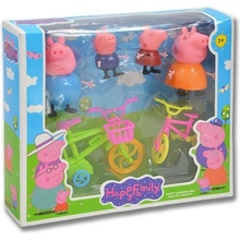 Toys Group Prasiatko Peppa s rodinou a bicyklami