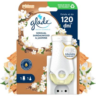 Glade Elektrický Osviežovač Vzduchu Santalové Drevo Jazmín Set 20 ml