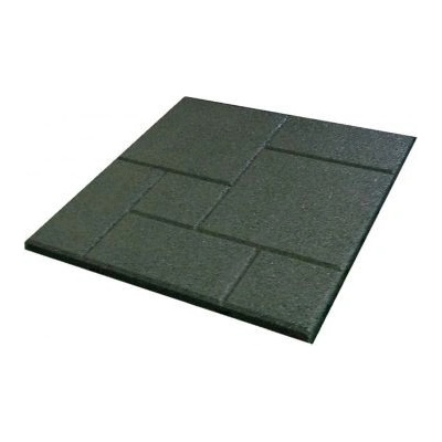 SK Profilovaná gumená dlažba Hobby Terasa 500x500x30mm zelená m²