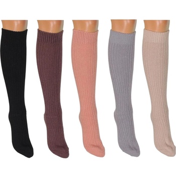 Комплект дамски зимни 3/4 чорапи в различни цветове
