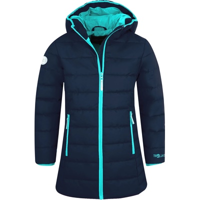 Trollkids Детско палто Trollkids Girl's Stavanger Coat - Navy / Mint - размер 152 (EU) (703-2536-0518)