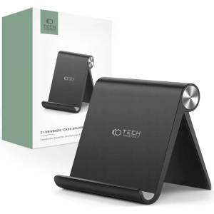 Tech-Protect z1 универсална стойка държач за смартфон и таблет черен
