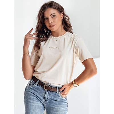 Dámske tričko WOMAN Dstreet RY2552 Béžová