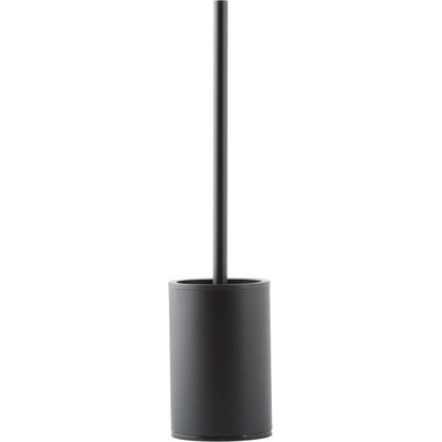 EBS Urban Round Black valcovitá WC kefa na státie čierna matná
