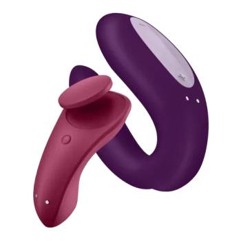 Satisfyer Комплект вибратор за двойки и клитор стимулатор за бельо Partner Box 1