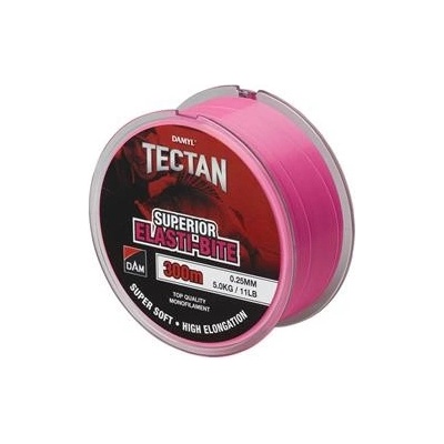 Dam Damyl Tectan Superior Elasti-Bite Pink 300 m 0,22 mm 4 kg 9 lbs – Zboží Dáma