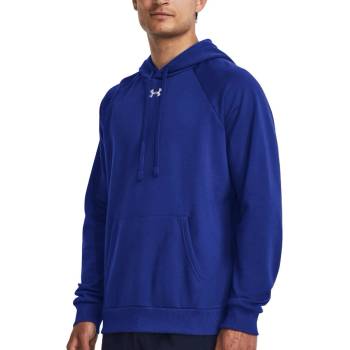 Under Armour Суитшърт с качулка Under Armour Rival Fleece Hoody Blau F400 1379757-400 Размер L