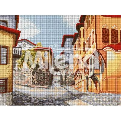 Milena Style Старият Пловдив - гоблен със схема конци dmc 1: 1