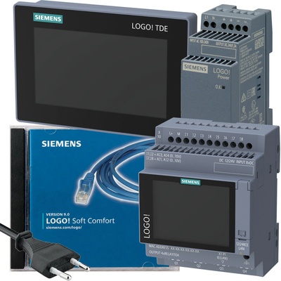 Siemens LOGO! 9 Starter kit 12/24 RCE + displej + Soft Comfort V9 + zdroj 1,3 A – Hledejceny.cz