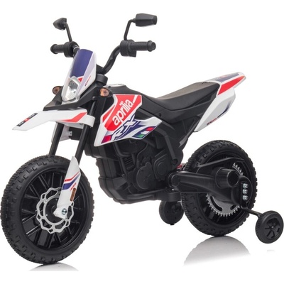 Ramiz Aprilia RX Elektrická motorka biela