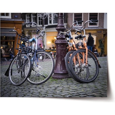 Sablio Plagát Mestský bicykel - 90x60 cm