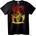 NOONEBRAND Тениска Slayer Пламтящ Skull - S, Black
