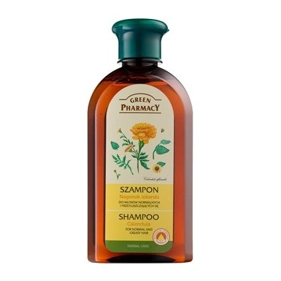 Green Pharmacy Hair Care Calendula šampon pro normální až mastné vlasy 0% Parabens Artificial Colouring SLS SLES 350 ml