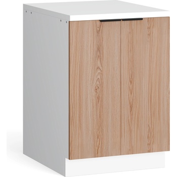 Blumfeldt Стелаж WoodVista, Практично разположение на полците, Лесни за поддръжка материали, Място за съхранение (JOY-WVS600WO) (JOY-WVS600WO)