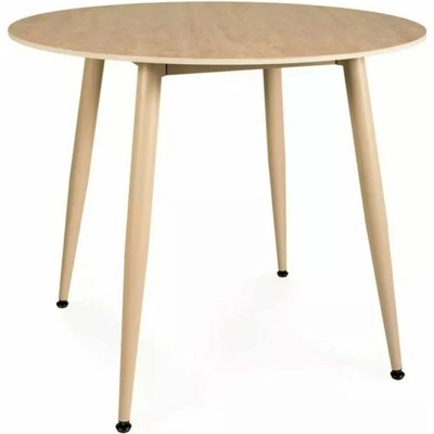 Signal Meble Okrúhly Rion 90 cm keramika Travertine béžová kašmír