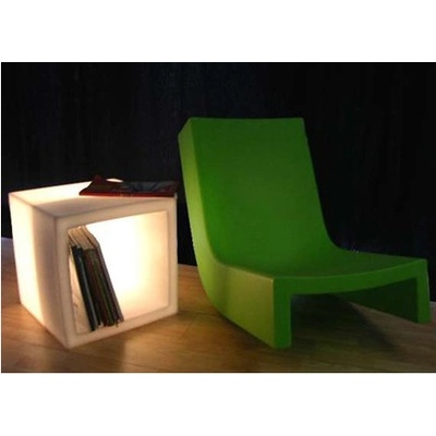 SLIDE Designová police OPEN CUBE - SD OPN045, Rozměry 43 x 43 h 43 cm, Barva (official) Černá