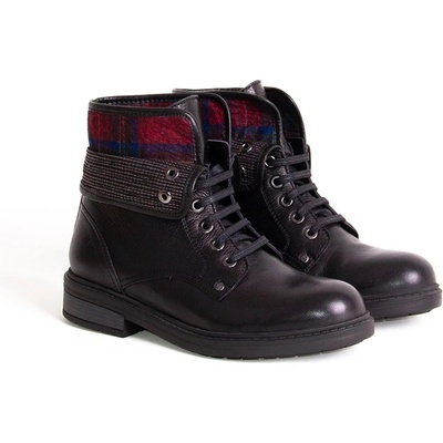 Jacket Club Дамски боти от естествена кожа 0903 - Черни #319005 (319005_Черно)