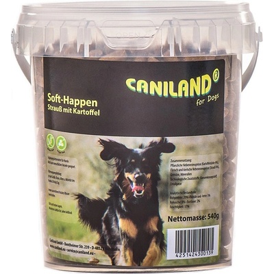 Caniland Soft pštrosie kúsky bez obilnín 540 g