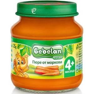 Bebelan био пюре морков - 125 г - topcho-online
