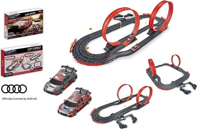 MaDe Autodráha s licení Audi 560 cm s USB napájecím kabelem