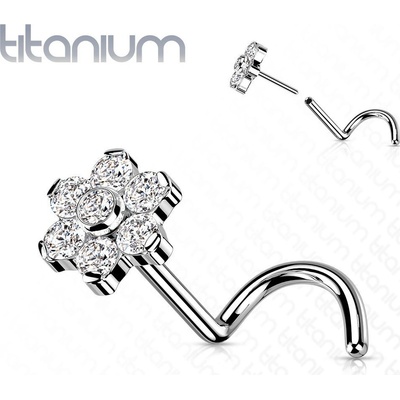 S4U PUSH IN piercing do nosu TITAN, 0,8 x 6 mm TIT1179