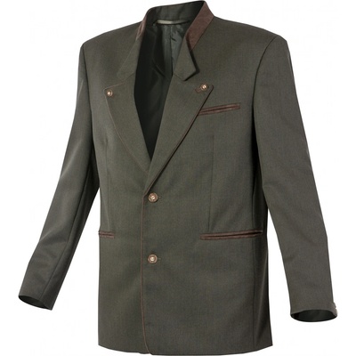 Petex Petr Gabarden melanž s rozparkem stoják hnědý – Zboží Mobilmania