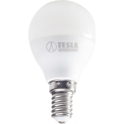 Tesla LED žiarovka miniglobe BULB, E14, 3W, 230V, 250lm, 25 000h, 4000K denní biela, 180°