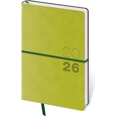 Helma 365 Diář 2026 týdenní kapesní Flexio zelený 580482