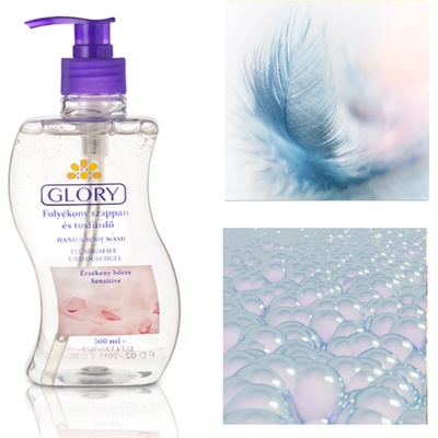 Glory tekuté mydlo a sprchový gél sensitive 500 ml