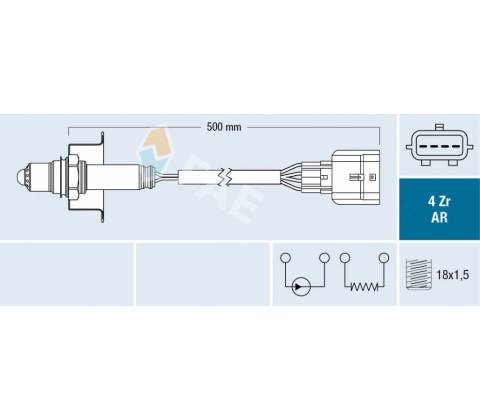 Lambda sonda FAE 75646