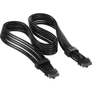 Corsair Кабел за видеокарта Corsair ThermalProtect Universal PCIe 5.1 600W 12V-2x6 - Черен (CP-8920472)
