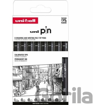 UNI PIN Classic sada linerů (8 ks) - OFFICE LINE