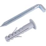 Fischer ДЮБЕЛ ЗА БЕТОН С ВИНТ КУКА Ф8Х40ММ 2 БРОЯ fischer sb8/6k (4006209909126)