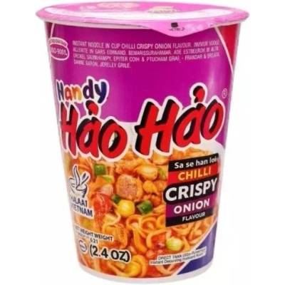 Hao Hao handy cup inst. nudle chilli a křupavá cibule 68 g