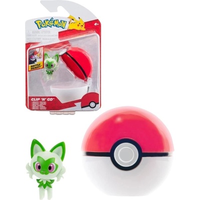 Pokémon ClipnGo Poké Balls Sprigatito a Poké Ball