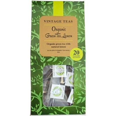 Vintage Teas BIO Zelený s citrónem 20 pyramid 40 g