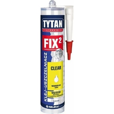 Tytan Montážní lepidlo FIX2 průhledné 290 ml bezbarvé