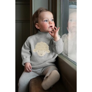 Donsje Детски вълнен пуловер Denn Merino Wool Sweater Lammy (4083504.98.128)