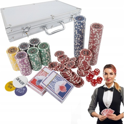 GamesPlanet Poker Set 300 žetónov Ultimate