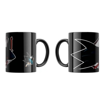 San Jose Sharks халба Oversized Logo NHL (330 ml) (HOK-114393)