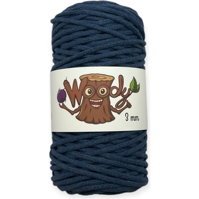 Woody 3 mm - Tmavý Jeans