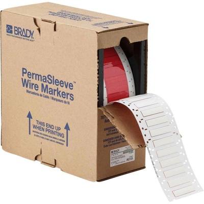 Brady HX-250-2-WT / 117078, PermaSleeve Heatex označovacie návleky, 50.80 mm x 11.15 mm