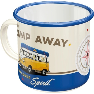 Donga Plechový hrnček Volkswagen Let's Camp Away 360 ml