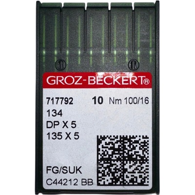 IHLY NA ŠIJACIE STROJE GROZBECKERT KULIČKA 135x5DPx5 100/16SUK
